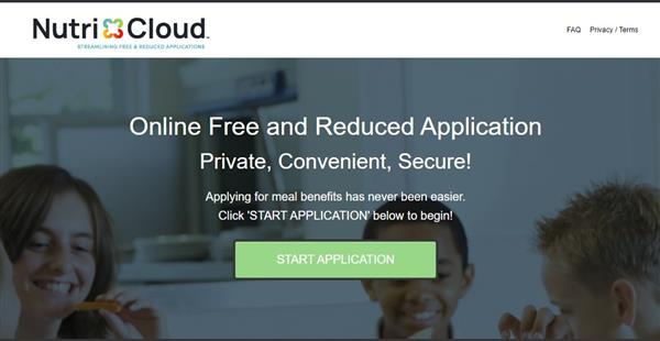 Free and Reduced Meal Application